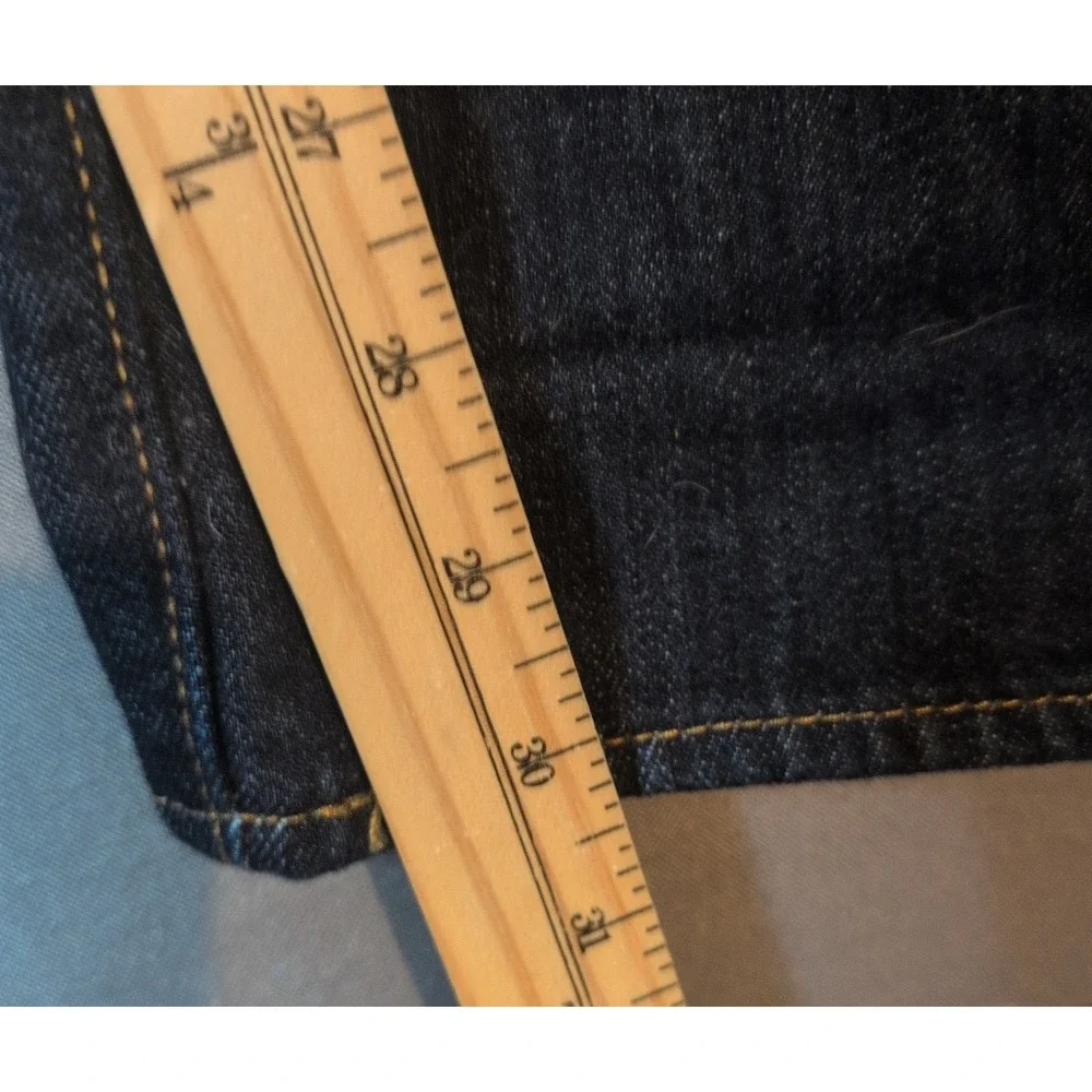 Levi 501 Mens Button Fly Jeans 42x30 Dark Wash Straight Fit Blue 00501-0115